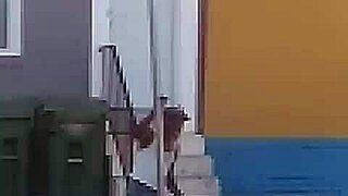 group dancing and striptease in night club with clothes ripped