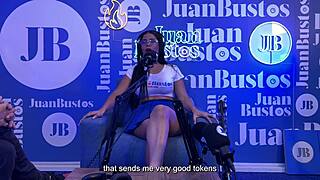 Violet Lover Shatters Cumming Records Using Vibrating Machine on Juan Bustos Podcast with Tanned Curves