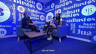 Violet Lover Shatters Cumming Records Using Vibrating Machine on Juan Bustos Podcast with Tanned Curves