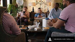 Wow, Casey Calvert’s sneaky sex turns into wild gangbang with in-laws!