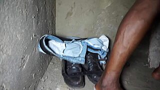 My horny stepmom drives me crazy with outdoor black action every time.