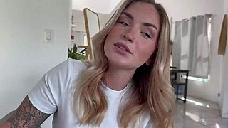 Stepsister's Blonde Big Titty Bestfriend Begs Me to Fuck Her Despite Having a Boyfriend, Feeling Really Horny