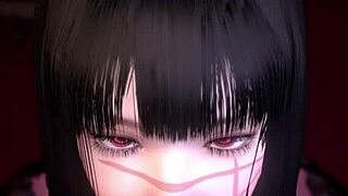 Chainsaw Man bound tight in 3D hentai