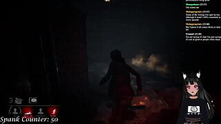 watch vtuber lewdneko get spanked while playing dbd part 2