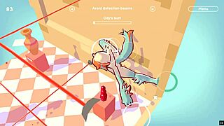 Odymos LGBT Hentai Game Ep 2: Fucking Ceiling Lamp as Anal Plug in University