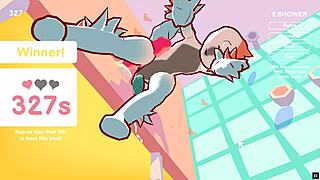 Odymos LGBT Hentai Game Ep 2: Fucking Ceiling Lamp as Anal Plug in University