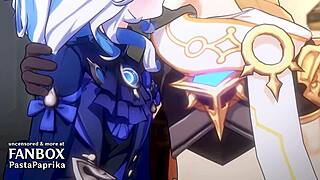 oh man, this hentai clip with wild 3d creampie action is unreal. gotta see how this anime cock rocks her cartoon pussy!