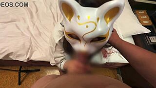 While the husband is away, they have a hot night in the hotel with intense blowjobs