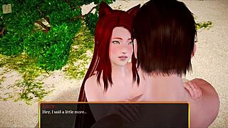 In My New Family 324, the outdoor fucking with monster cocks happens in the game.