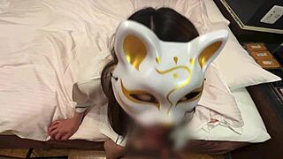 While the husband is away, they have a hot night in the hotel with intense blowjobs