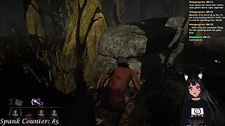 watch vtuber lewdneko get spanked while playing dbd part 2