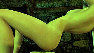 Slim blonde feels intense pleasure riding cock sideways