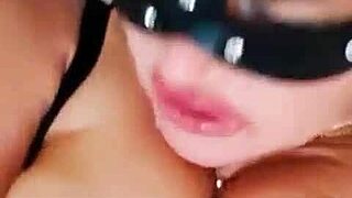 Stepmom with big ass invites stepdaughter for lesbian pussy fucking and anal orgasm.