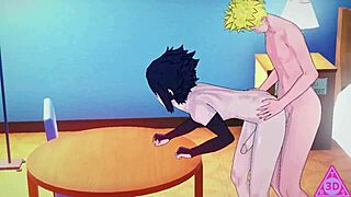 Can Naruto and Sasuke resist their horny hentai urges with blowjobs and cumshots?
