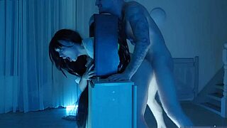 Is Sadako's Big Ass Stuck in the TV for Rough Wet Pussy Play?