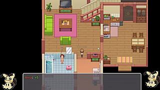 hentai game daily life of my countryside -español- parte 5 mamadas en el baño y me meto a duchar con ella