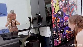 man, this shy petite 18+ kate quinn gets drilled at casting!