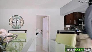 maid honey hayes serves her client at college