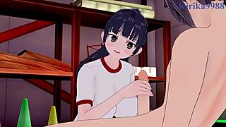 Anna Yamada, is that intense sex in The Dangers in My Heart hentai?