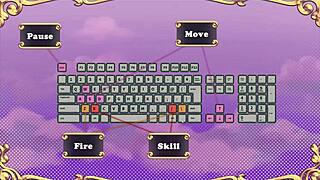 get to work succubus chan hentai game pornplay ep 2 undressing giant waifu black nun beauty