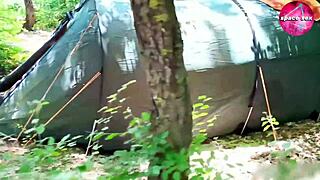 Intense Solo Masturbation Scene With Girl While Camping In Hentai Anime