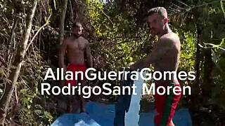 My students helped me set up the tatami for training at my farm.