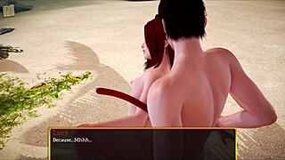 In My New Family 324, the outdoor fucking with monster cocks happens in the game.