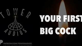 Listen to erotic audio of your first big cock with dirty talk from a boyfriend friend