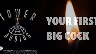 Listen to erotic audio of your first big cock with dirty talk from a boyfriend friend