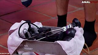 let's explore caruso's tight ass with toys and bareback fun