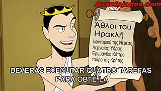 Brazilian Gay Cartoon Gods With Huge Cocks Dominate In Intense Action