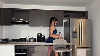 in the gym, i spotted this curvy brunette with a big ass, and we ended up having intense anal sex that led to her orgasm