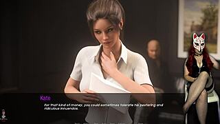 kate's secretary upskirt roleplay tease