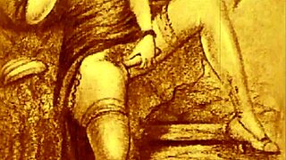 hey, these vintage erotic drawings from hentai anime cartoons are pretty cool