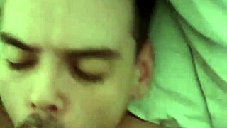 Detailed Sucking of an Incredible Big Cock in Gay Bareback Blowjob Scene