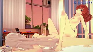 Shizuma Hanazono and Nagisa Aoi Intense Lesbian Play - Strawberry Panic Hentai