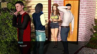 nursing back to pleasure with mature outfit in 3d anime