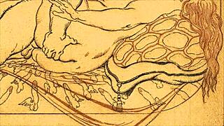 Vintage Erotic Drawings from Classic Anime and Hentai Art Collection