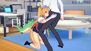 Tohru And Kobayashi Engage In Intense Futanari Sex! Miss Kobayashi's Dragon Maid Hentai!