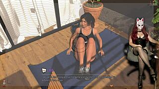 Croft Adventures Ep 14 with Sexy Cosplayer in Shower