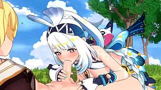 Watch This Cute Anime Girl Get A Massive Creampie In 3D!