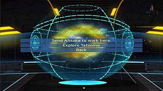 Star Wars orange trainer bonus 2 has lots of rough sex with doggystyle and riding 😈