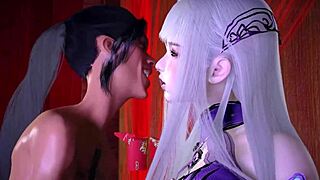 Xiao Yixian bangs small 18+ dick in hot 3D animation!