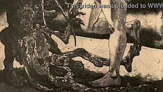 Vintage Erotic Illustration Unveiled in Retro Anime Style