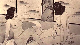 my secret life revealed in vintage anime style