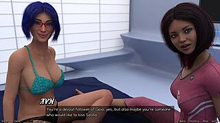 stranded in space with elsie, she explores her bisexual desires in a mature lesbian encounter