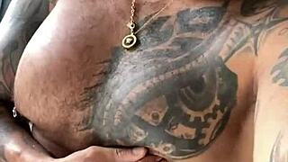 hey viktor rom, tattooed muscle daddy, masturbate your big cock naked