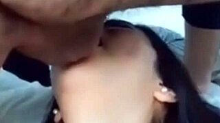 wow, i came deep in her throat while she sucked me off in this homemade scene 😍💦