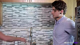 Straight Guy Collects Blowjobs & Barebacks Instead Of Rent