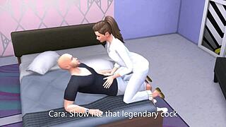 behind the scenes porno casting in sims 4 3d, so hot 😈